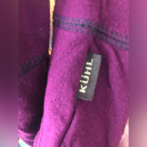 Kuhl Maroon Wool Blend Performance Base Layer Long Sleeve Pullover Shirt - Picture 13 of 15